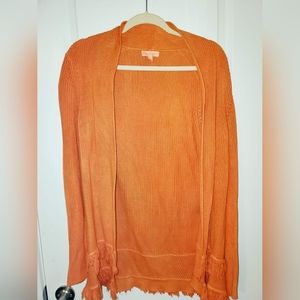 Lilly Pulitzer fringe cardigan sweater